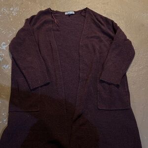 Dark purple sweater